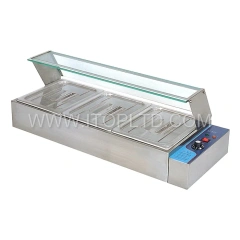 4 GN Pans Commercial Electric Bain Marie Wooking Equipment Food Warmer
