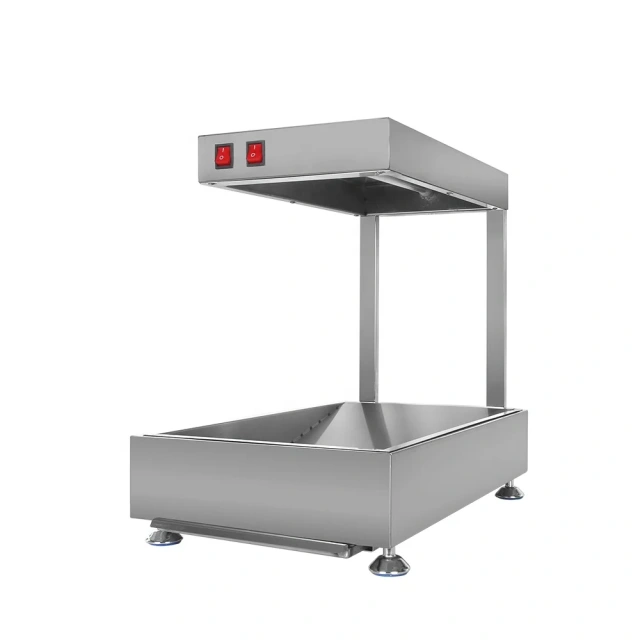 Hot Catering Equipment Food French Fries Warmer Display Showcase Commercial Churros Chips Warmer Machine