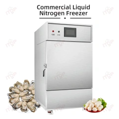 Liquid Nitrogen Quick Freezer Fast Chiller -196 Degree Blast Freezer 7 Trays For Shrimp Seafood Fast Freezing Machine