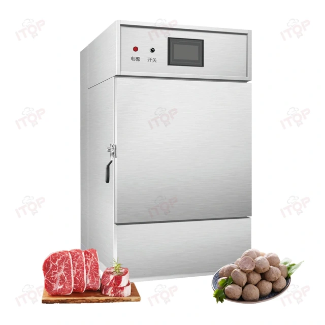 Liquid Nitrogen Quick Freezer Fast Chiller -196 Degree Blast Freezer 7 Trays For Shrimp Seafood Fast Freezing Machine