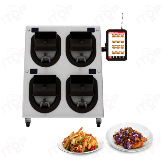 120 Dishes/Hour Automatic Restaurant Commercial Fried Rice Machine Industrial Intelligent Drum Cooking Stir Fry Robot Wok