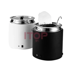 Electric Soup Pot Catering Soup Warmer Station 10L Soup Chafing Dish
