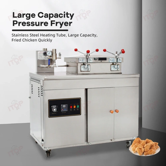 Commercial 30L Electric Gas Chicken Deep Pressure Fryer Stove Duck Fish Brosted Pressure Fryer Machine