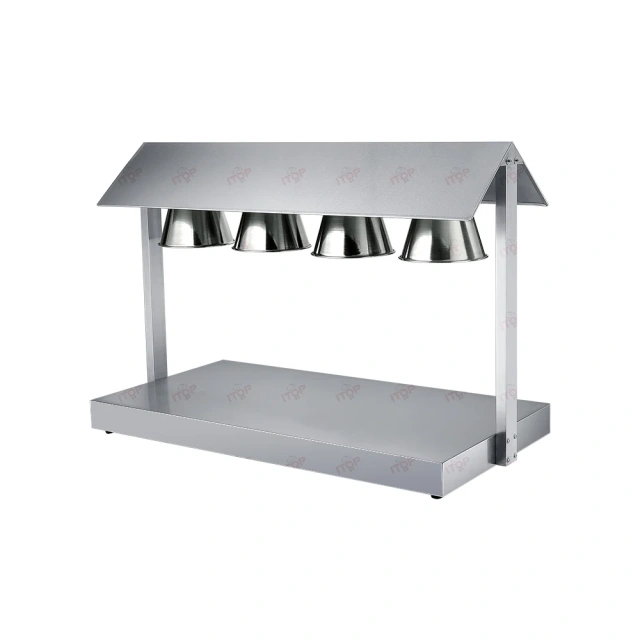 Commercial Kitchen Tools 4 Heads Food Warmer Lamps Station Heating Lamp For Buffet Restaurant