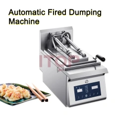 Commercial Kitchen Dumpling Frying Machine Stainless Steel Dumpling Grilling Frying Machine Automatic Fried Dumpling Cooker