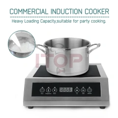 Stainless Steel Countertop Commercial Induction Cooker 3500w Kitchen Induction Cooker