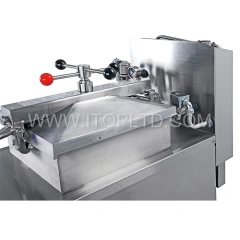 Computer Panel Commercial Stainless Steel Electric Gas Chicken Pressure Fryer With Oil Filting Machine