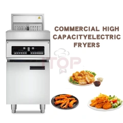 Single/Double Tank 2 Basket Deep Fryer Multifunctional Computer Temperature Control Electric Fryer (With/Without Oil filter)