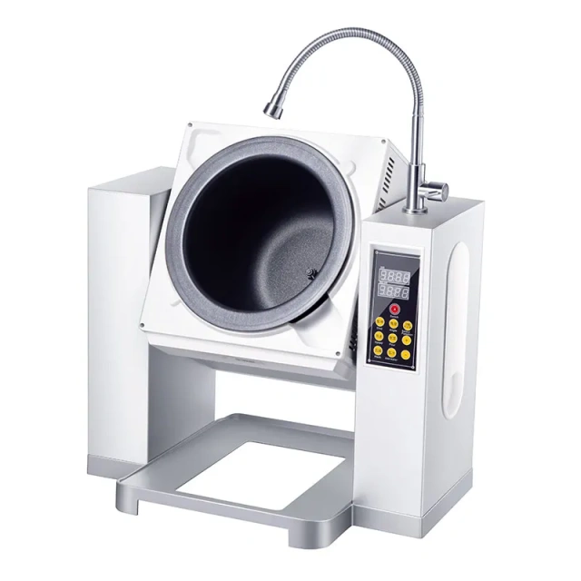 Wholesale Fully Automatic Industrial Food Products Processing Machine 15L Cooking Pot Stir Fry Fried Robot