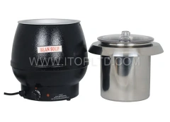 Commercial Stainless Steel Buffet Electric Warmer Soup Pot Kettle 10l For Restaurant