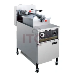 Electric Chicken Pressure Fryer Commercial KFC Deep Fryer Equipment For Fast Food Restaurant With Oil Filter Mechanical Panel
