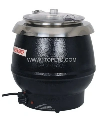 Commercial Stainless Steel Buffet Electric Warmer Soup Pot Kettle 10l For Restaurant