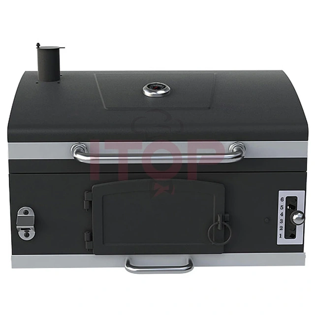 Outdoor Table Top Charcoal Bbq Grill Built -in Mini Korean Restaurant Charcoal Bbq Grill