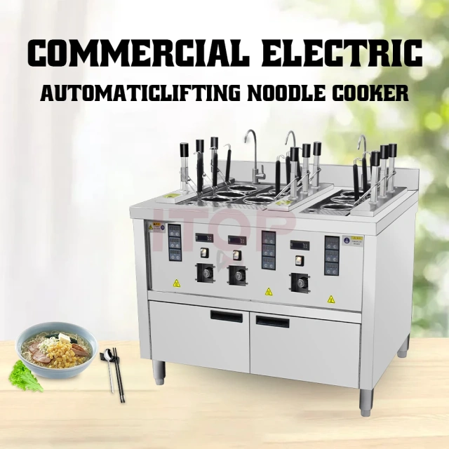 180 Bowls Electric Noodle Pasta Cooker Vending Machine Dumpling Cooking Pasta Cooker Microwave Electric Noodle Cooker