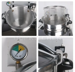 16L Counter Top 220v Automatic Commercial Broaster Pressure Fryer Broster Pressure Frying Machine