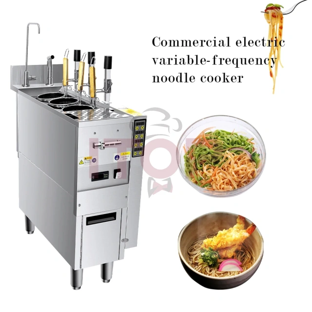 3 Groups Automatic Noodle Cooker Electric Commercial Industrial Noodle Boiler Machine for Restaurant