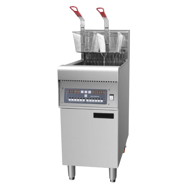 Commercial Single Cylinder 28L Fast Food Restaurant Kitchen Fried Chicken Electric Deep Fryer
