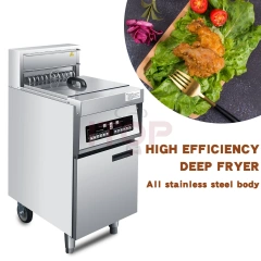 Single/Double Tank 2 Basket Deep Fryer Multifunctional Computer Temperature Control Electric Fryer (With/Without Oil filter)