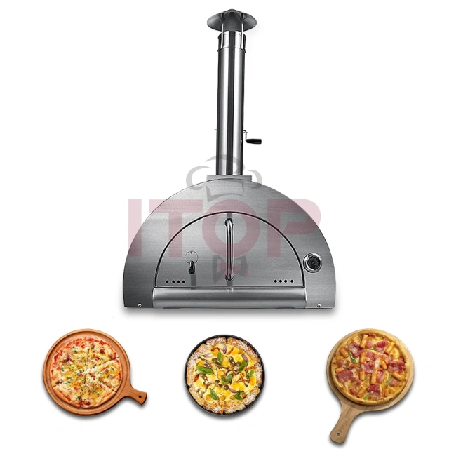 Italian-style Outdoor Freestanding Italian Charcoal Pizza Oven Big Space Stovetop Charcoal Woodfire Wood Fired Pizza Oven