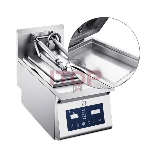 Commercial Kitchen Dumpling Frying Machine Stainless Steel Dumpling Grilling Frying Machine Automatic Fried Dumpling Cooker