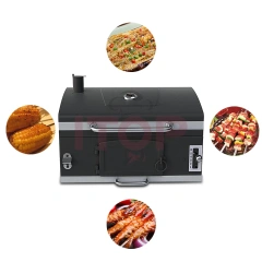 Outdoor Table Top Charcoal Bbq Grill Built -in Mini Korean Restaurant Charcoal Bbq Grill