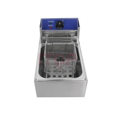 Restaurant Hotel Commercial Fryer Electric Chips Fryer Countertop Light Duty 8 Litres