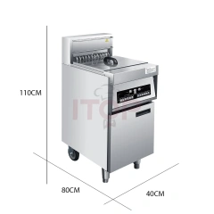 Single/Double Tank 2 Basket Deep Fryer Multifunctional Computer Temperature Control Electric Fryer (With/Without Oil filter)