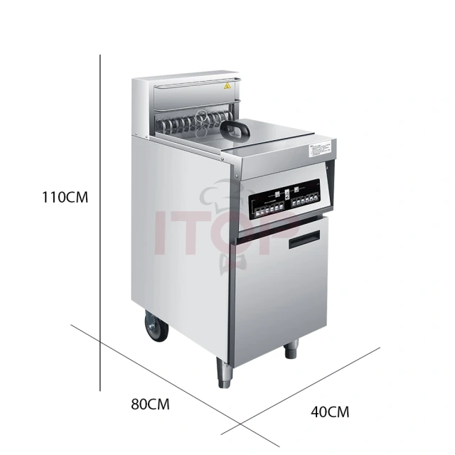 Single/Double Tank 2 Basket Deep Fryer Multifunctional Computer Temperature Control Electric Fryer (With/Without Oil filter)