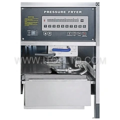 Computer Panel Commercial Stainless Steel Electric Gas Chicken Pressure Fryer With Oil Filting Machine