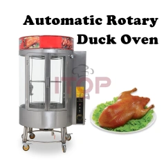 Rotary Chicken Duck Roasting Oven Large Space Fast Heating Duck Rotary Oven