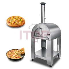 Italian-style Outdoor Freestanding Italian Charcoal Pizza Oven Big Space Stovetop Charcoal Woodfire Wood Fired Pizza Oven