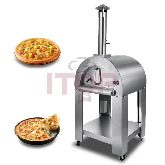 Italian-style Outdoor Freestanding Italian Charcoal Pizza Oven Big Space Stovetop Charcoal Woodfire Wood Fired Pizza Oven