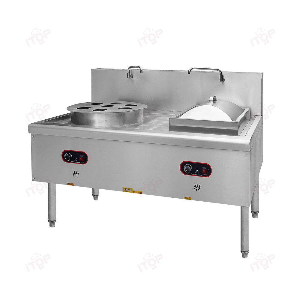 Multipurpose Commercial LPG NG Gas Rice Noodle Roll Food Steamer Cooker Stainless Steel Rice Rolls Steamer