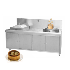 Commercial Gas Food Steamer For Chinese Restaurant Electric Dumpling Rice Roll Dim Sum Bun Steamer