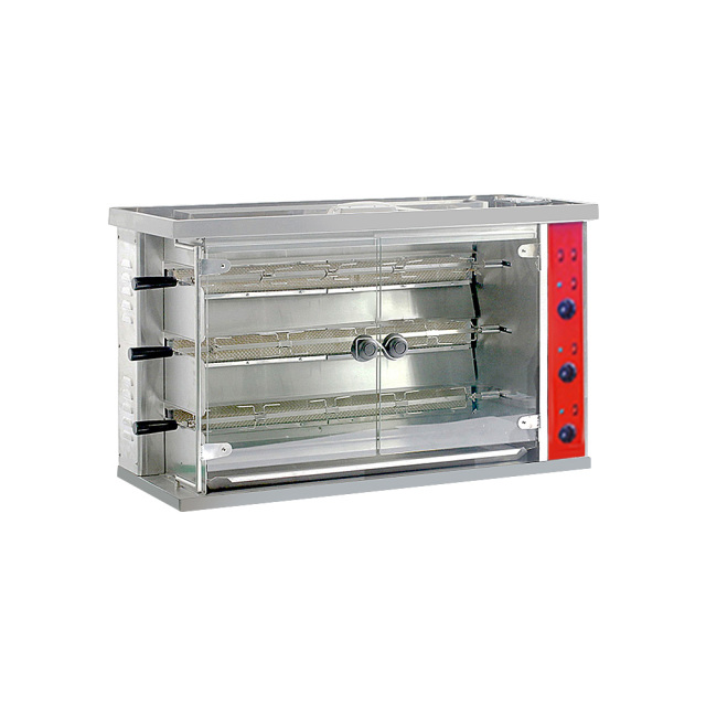 3 Grills Commercial Electric Gas Chicken Rotisseries Chicken Roaster Grill Rotisserie Chicken Oven