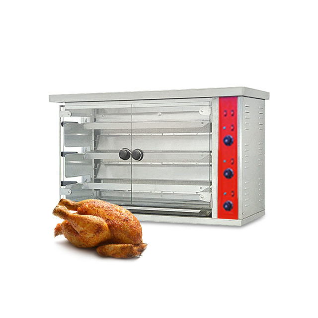 3 Grills Commercial Electric Gas Chicken Rotisseries Chicken Roaster Grill Rotisserie Chicken Oven