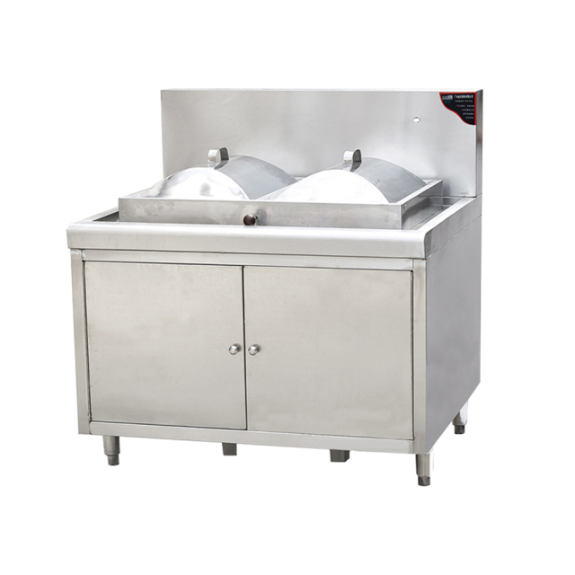 Commercial Gas Large Size Steam Rice Roll Machine Steamer Gas Steamed Vermicelli Roll Stove