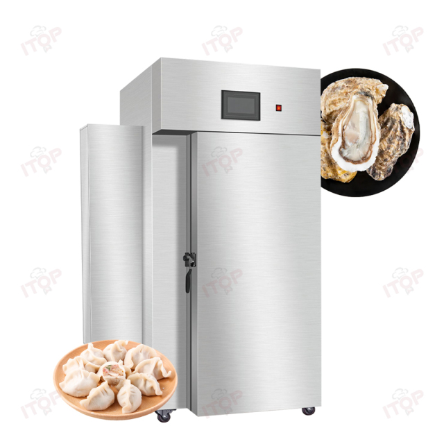 All Ingredients Can Be Frozen Liquid Nitrogen Fast Freezing Freezer Machine 15 Pans Seafood Instant Freezer Machine