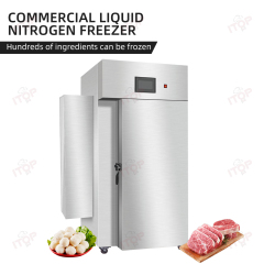 All Ingredients Can Be Frozen Liquid Nitrogen Fast Freezing Freezer Machine 15 Pans Seafood Instant Freezer Machine