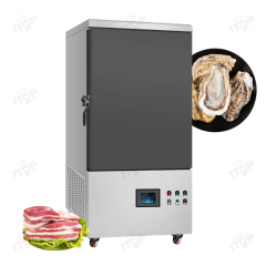10 Trays Nitrogen Food Freezer Shrimp Blueberry Upright Blast Freezer -196c Liquid Nitrogen Quick-freezing Cabinet