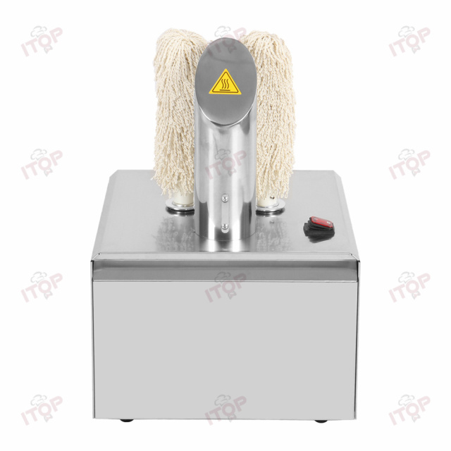 Commercial Stainless Steel Electric Winery Wine Glass Polishing Machine 3 Brush Glassware Glass Polisher And Dry Cleaner
