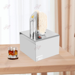 Commercial Stainless Steel Electric Winery Wine Glass Polishing Machine 3 Brush Glassware Glass Polisher And Dry Cleaner