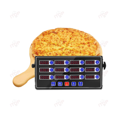 110v 220v Twelfth Channel Kitchen Timer Loud Alarm 12 Led Digital Timing Reminder Hamburger Shop Count Up Countdown Stopwatch