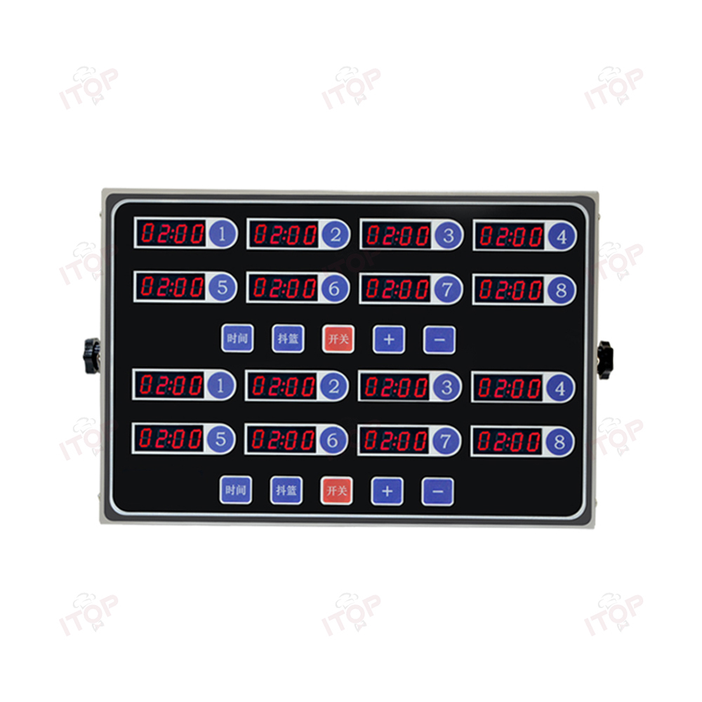 Restaurant Stainless Steel Kitchen Timer Commercial Digital 12 Channel Kitchen Timer For Fried Food