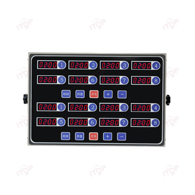 Restaurant Stainless Steel Kitchen Timer Commercial Digital 12 Channel Kitchen Timer For Fried Food