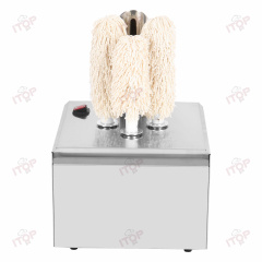 Commercial Stainless Steel Electric Winery Wine Glass Polishing Machine 3 Brush Glassware Glass Polisher And Dry Cleaner