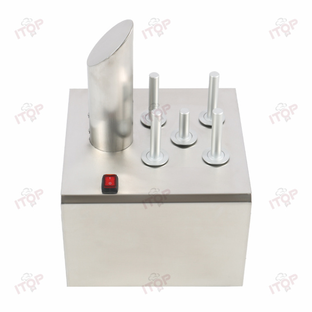 Cpmmercial 5 Pieces Soft Brusheres Wine Glass Polishing Machine Automatic Wine Glass Polisher Glass Polishing Machine