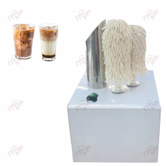 Wholesale Restaurant Cafe Used 2 Brushes Glassware Polishing Machine Auto Cup Cup Polisher Automatic Cup Wiper