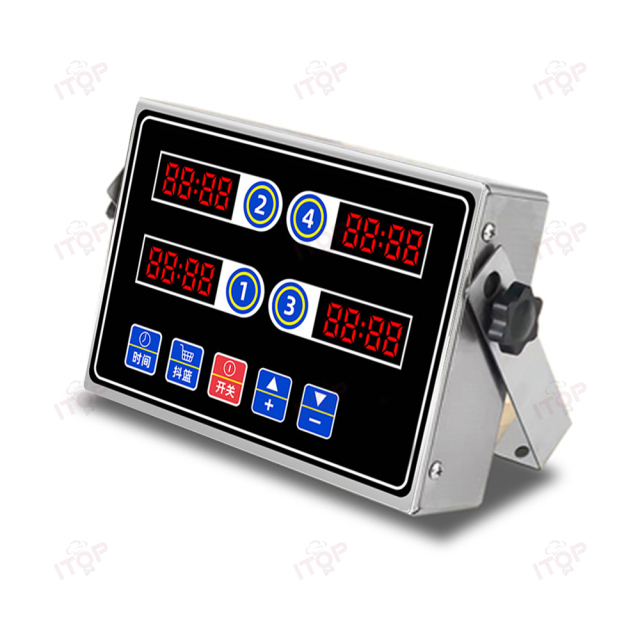 4 Channels Commercial Cooking Timing Stainless Steel Deep Fryer Digital For Kitchen Timer