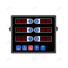 Newest Hotel Burger Shop Loud Alarm Bakery Timer Commercial 6 Channels Digital Kitchen Timer For Sale
